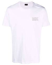 Diesel Slogan Logo Print Cotton T Shirt