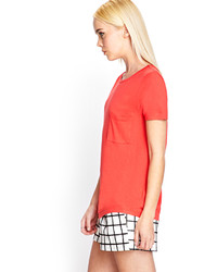 Forever 21 Slouchy Knit Pocket Tee