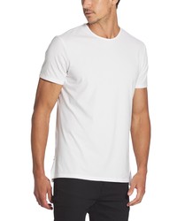Cuts Split Hem Crewneck T Shirt In White At Nordstrom