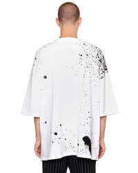 Vivienne Westwood Sprayed Orbit Cotton Jersey T Shirt