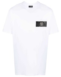 Plein Sport Ss Logo Patch Cotton T Shirt