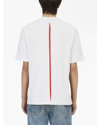 Ferragamo Stripe Detail Short Sleeve T Shirt