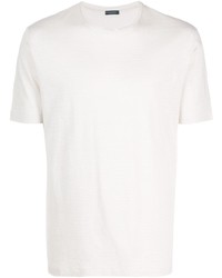 Zanone Striped Short Sleeve T Shirt