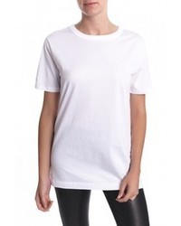 Alexander Wang T By Crew Neck Tee White