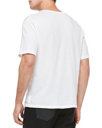 Alexander Wang T By Pima Cotton Classic T Shirt White