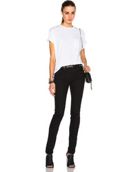 Alexander Wang T By Welded Cotton Jersey Pocket Tee