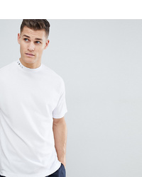 Noak T Shirt With High Neck Logo In White