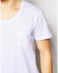 Solid T Shirt With Pocket