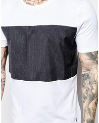 Religion T Shirt With Woven Panel