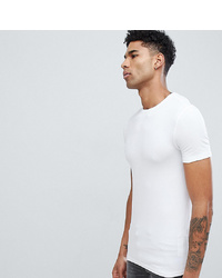 ASOS DESIGN Tall Muscle Fit T Shirt With Crew Neck In White