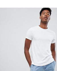 ASOS DESIGN Tall Organic T Shirt With Crew Neck In White