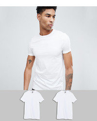 ASOS DESIGN Tall T Shirt With Crew Neck 2 Pack Save