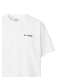 Burberry Tb Logo Embroidered Round Neck T Shirt