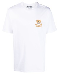 Moschino Teddy Bear Patch Cotton T Shirt
