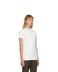 Jil Sander Three Pack Off White Lower Patch T Shirts