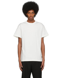 Jil Sander Three Pack Off White T Shirt Set