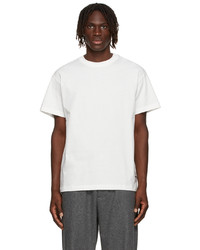 Jil Sander Three Pack White Jersey T Shirts