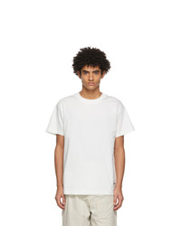 Jil Sander Three Pack White Organic Cotton T Shirts