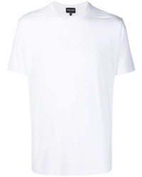 Giorgio Armani Tonal Embroidered Logo T Shirt