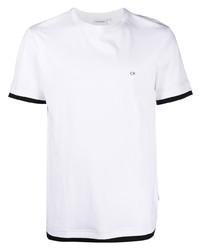 Calvin Klein Two Tone Logo Print T Shirt