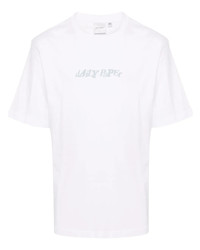 Nick Wooster wearing Black Cardigan, White Crew-neck T-shirt