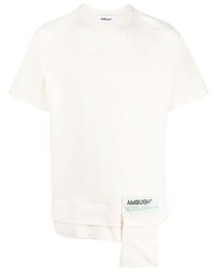 Ambush Waist Pocket T Shirt White Asparagus Gre