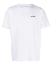 Off-White Wave Diag Print T Shirt