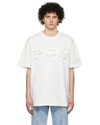 Feng Chen Wang White 3d Logo T Shirt