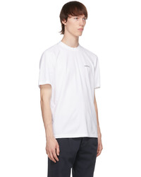 Doppiaa White Aangy Logo T Shirt