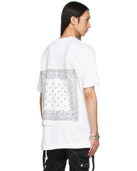 Givenchy White Back Bandana Patch T Shirt
