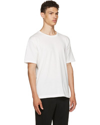 Issey Miyake White Basic Bio T Shirt