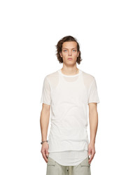 Rick Owens White Basic T Shirt