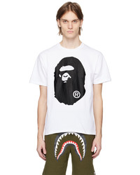 BAPE White Big Ape Head T Shirt