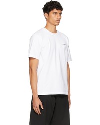 White Mountaineering White Blurred Logo T Shirt