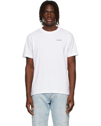 Off-White White Caravaggio Arrows Slim T Shirt