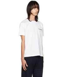 Thom Browne White Chest Pocket T Shirt