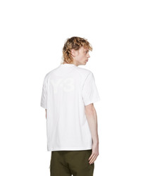 Y-3 White Classic Back Logo T Shirt