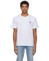 MAISON KITSUNÉ White Cool Tone Fox Head Patch T Shirt