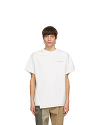 Feng Chen Wang White Cotton 2 In 1 T Shirt
