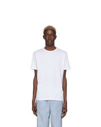 Sunspel White Cotton Classic T Shirt