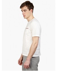 Thom Browne White Cotton Pique T Shirt