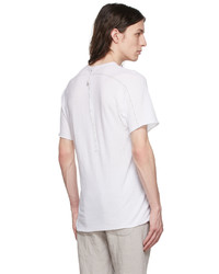 Label Under Construction White Cotton T Shirt