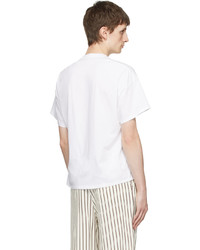 Rito Structure White Cotton T Shirt