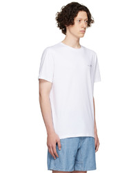 A.P.C. White Cotton T Shirt