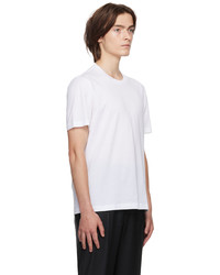 Brioni White Cotton T Shirt