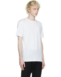 Sunspel White Cotton T Shirt