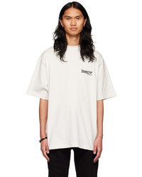 Balenciaga White Cotton T Shirt