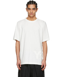 Y-3 White Cotton T Shirt
