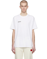 Hugo White Dampin T Shirt