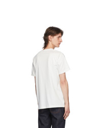 Nudie Jeans White Daniel T Shirt